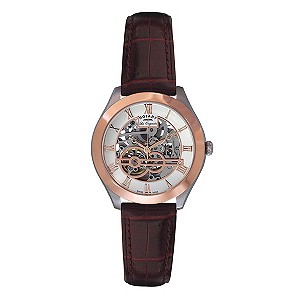 Rotary Jura Men's Two Colour Skeleton Strap Watch