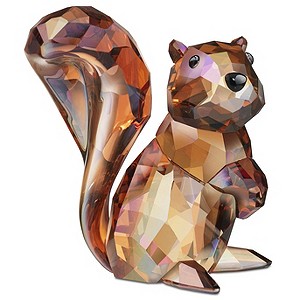 Swarovski Squirrel Crystal Copper