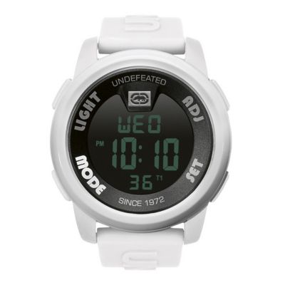 Marc Ecko White Resin Digital Watch