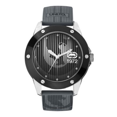 Marc Ecko Men's Grey Silicone Strap Watch