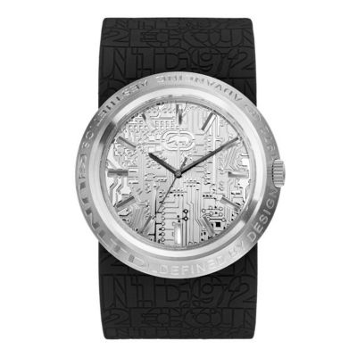 Marc Ecko Men's XL Black Strap Watch