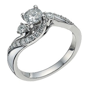 18ct White Gold 3/4 Carat Diamond Ring18ct White Gold 3/4 Carat Diamond Ring