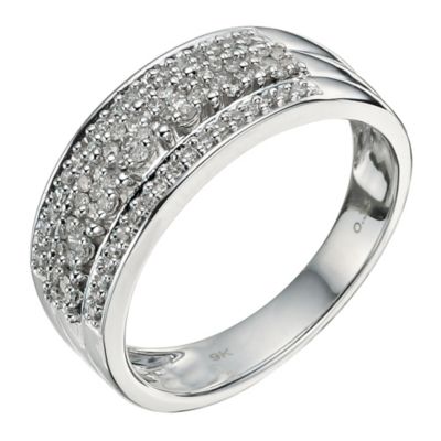 9ct White Gold 0.33 Point Diamond Eternity Ring9ct White Gold 0.33 Point Diamond Eternity Ring