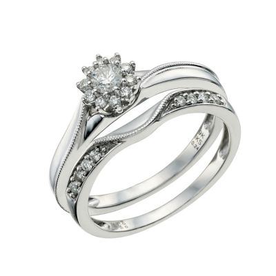 Perfect Fit 9ct White Gold 1/3 Carat Diamond