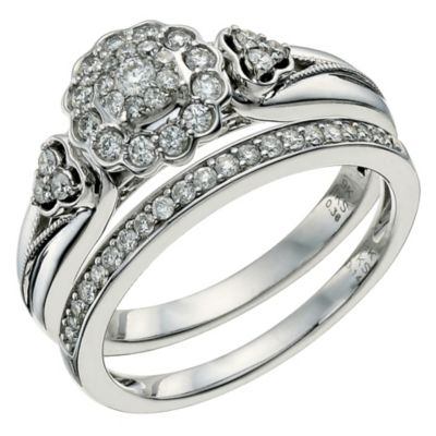 Perfect Fit 9ct White Gold 1/2 Carat Diamond