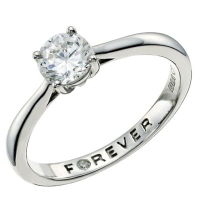 The Forever Diamond Palladium 950 2/3 Carat Diamond RingThe Forever Diamond Palladium 950 2/3 Carat 