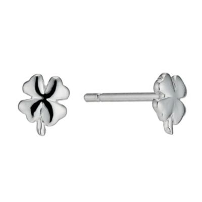 Silver Four Leaf Clover Earrings - Product number 9595813
