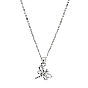 Silver Dragonfly Pendant