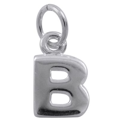 H Samuel Sterling Silver Initial B Pendant