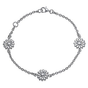 Silver Flower Bracelet