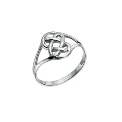 H Samuel Sterling Silver Celtic Ring Size L