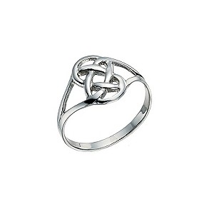 Sterling Silver Celtic Ring Size L