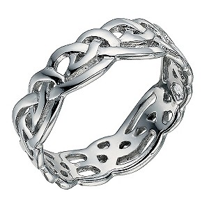 Sterling Silver Celtic Band Size N