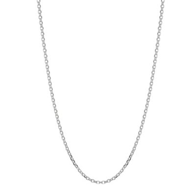 H Samuel Sterling Silver 18` Belcher Chain