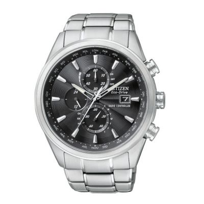 Citizen Eco Drive World Time Men's Stainless Steel Watch - Product number 9599614