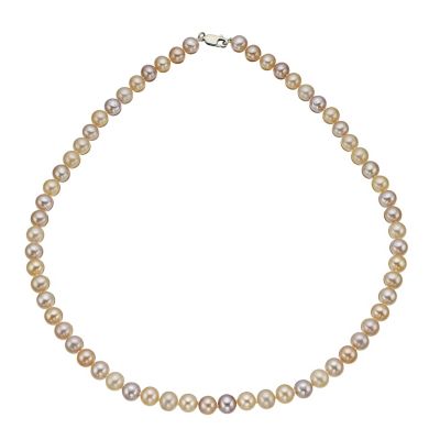 9ct white gold coloured cultured freshwater pearl necklace - Product number 9606130