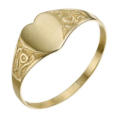 Children's 9ct Yellow Gold Maids Ring Size J - Product number 9609563