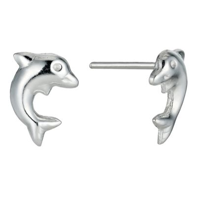 Children's Silver Dolphin Stud Earrings - Product number 9609598