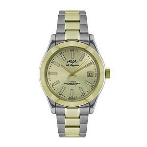 Rotary Men's Two Colour Bracelet Watch