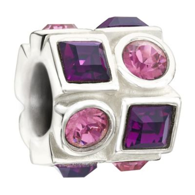 Chamilia silver pink & purple bead - Product number 9616683