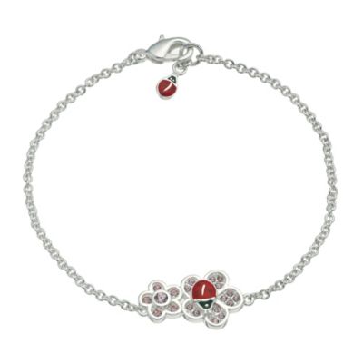 Children's Pink Flower & Ladybird Bracelet - Product number 9617051