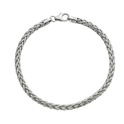 9ct white gold spiga bracelet - Product number 9620672