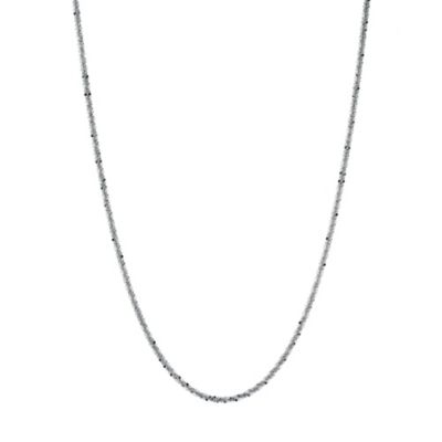 9ct white gold adjustable sparkle chain - Product number 9620702