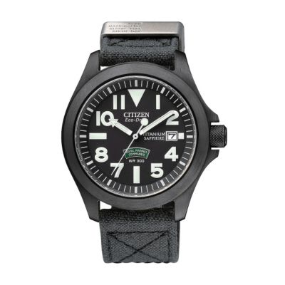 Exclusive Citizen Eco Drive men's black ion plated watch - Product number 9621865