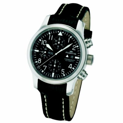 Fortis B-42 Flieger men's automatic chronograph strap watch - Product number 9622306