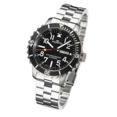 Fortis B-42 Marinemaster men's day/date bracelet watch - Product number 9622519