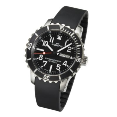 Fortis B-42 Marinemaster men's day/date strap watch - Product number 9622667