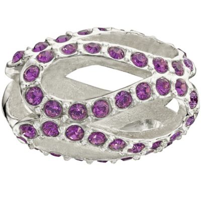 - Sterling Silver Glistening Purple