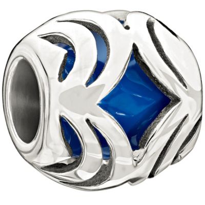 Chamilia - Sterling Silver Oasis Blue Enamel Bead