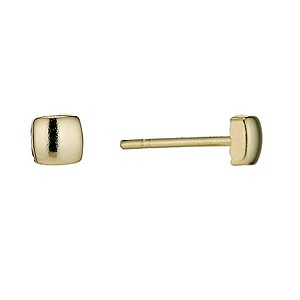 9ct Gold Small Cube Stud Earrings