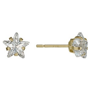9ct Gold Cubic Zirconia Star Stud Earrings9ct Gold Cubic Zirconia Star Stud Earrings
