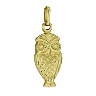 H Samuel 9ct Gold Owl Charm