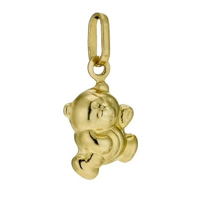 9ct Gold Teddy Charm - Product number 9630023