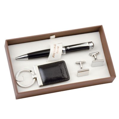 Cufflinks, Pen and Keyring Set