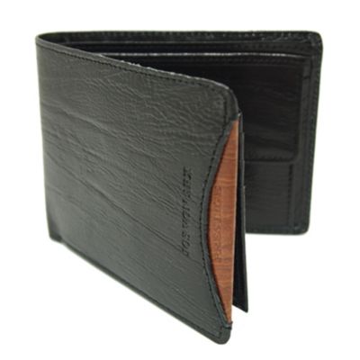 Mens Black Leather Wallet