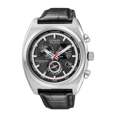 Citizen Eco Drive Calibre 8700 Men's Black Strap Watch