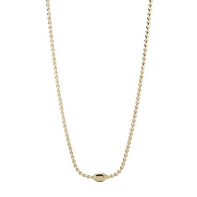 Fossil Gold Coloured Keyhole Necklace - Product number 9645160