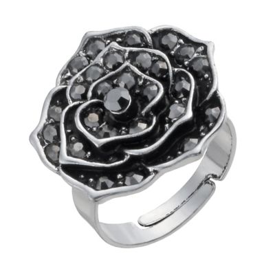 Fiorelli Hematite Stone Rose Ring - Product number 9645535