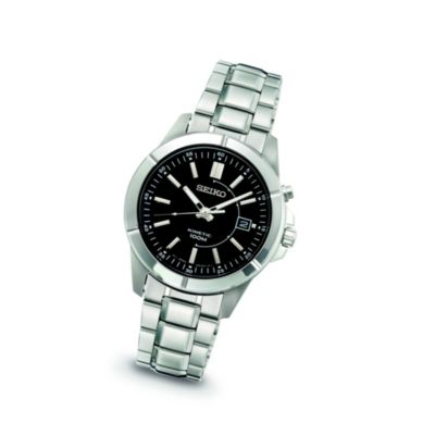 Seiko Men's Kinetic Stainless Steel Bracelet Watch - Product number 9647392