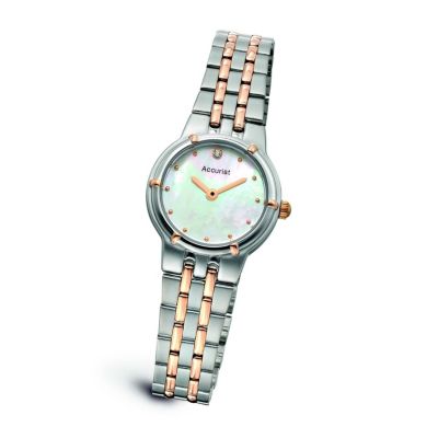 Accurist Ladies' Two Tone & Rose Gold Bracelet Watch