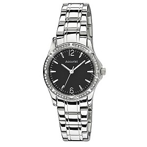 Accurist Ladies' Stainless Steel Stone Set WatchAccurist Ladies' Stainless Steel Stone Set Watch