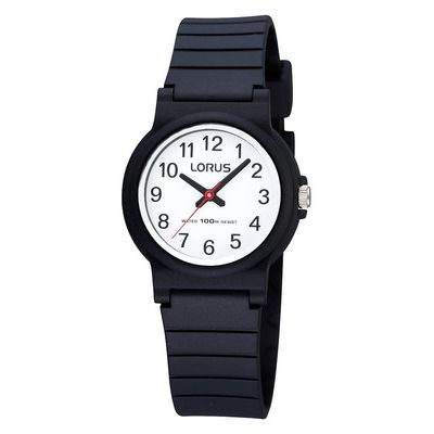 Kids' Black Strap Watch - Product number 9649085