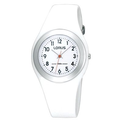 Kids' White Strap Watch - Product number 9649093