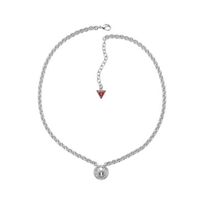 Guess Adjustable Stone Set Small Padlock Necklace - Product number 9653430
