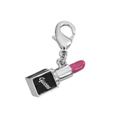 Guess Pink Lipstick Stone Set Charm - Product number 9653767