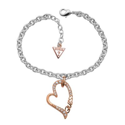 Guess Adjustable Rhodium & Rose Gold Plated Bracelet - Product number 9653864